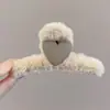 Pinza de tiburón grande coreana para el cabello, accesorio simple para recogido en la parte trasera de la cabeza, pinza de pelo de alta gama para mujer