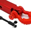 Modificación de Coche Enganche de Remolque Brazo Cabeza de Tigre Gancho Rebelde Adaptador Asiento Cuadrado de Remolque Gancho de Remolque Warhawk Gancho Trasero Desmontable