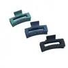 Pinza de Garra Mate de 6.5 cm Cuadrada Rectangular Pinza Sencilla Elegante Pasador para Recogido Grande Pinza de Tiburón Accesorio