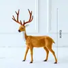 Adornos de Ciervo Navideño Decoraciones Navideñas Ciervo Sika Simulado Accesorios de Decoración Navideña Adornos de Muñeco de Reno Navideño