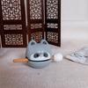 Instrumento de percusión divertido para estudiantes, decoración de meditación, golpe de pez de madera pequeño sin estrés, lindo juguete de descompresión portátil para oficina