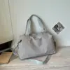 Bolsa de Tote Energética con Puntos Blancos Estilo Coreano Sensación Relajada Almacenamiento Multicompartimento Bolsa para Salidas de Estudiantes Universitarios Viajes