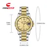 CHAXIGO productos genuinos regalos de negocios para hombres reloj de pulsera de acero tendencia clásica 30 metros resistente al agua tabla de calendario fabricantes venta al por mayor