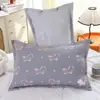 Funda de almohada de algodón puro con botones a presión, una sola pieza, adecuada para almohadas de jardín de infancia y de estudiante, 35* Algodón de gasa para niños