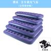 Colchón inflable de fábrica de PVC para exteriores, colchón de aire plegable individual y doble, colchón flocado grueso, colchón inflable para el hogar.
