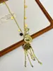 Collar con Borlas de Corazón de Diseño Vintage para Mujer, Cadena Larga Retro Desgastada para Clavícula, Cadena Versátil de Suéter de Diseño de Nicho Tendencia