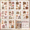 Libro de Pegatinas de Película de Corte de Espuma Temprano, Serie de Trazado y Juego, Material Transfronterizo Ins para Chicas, Manualidades DIY, Collage Decorativo
