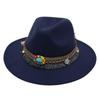Ebay Sombrero de Copa Estilo Étnico Decoración de Gema Sombrero de Jazz Sombrero de Fieltro para Hombre y Mujer Sombrero de Felpa Mongol Sombrero Fedola Moderno
