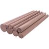 Varillas redondas de palo de rosa, tiras de madera perforadas, varillas de soporte de madera de ala de pollo, varillas redondas de madera, varillas de nogal negro y haya (talla para pre-ordenar).