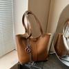 Bolsa Feminina Grande Capacidade Transfronteiriça 2026 Nova Moda Versátil Bolsa Tote Estilo Executivo Bolsa de Ombro Conjunto