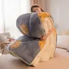 Edredom de Lã de Ovelha Feito Sob Medida pelo Fabricante, Edredom de Inverno, Espessado e Quente, Edredom de Veludo de Leite e Fleece Coral para Primavera e Outono, Núcleo de Algodão para Edredom de Dormitório