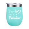 Taza Térmica de 12 oz, Linda Taza de Café de Acero Inoxidable 304, Regalo para Mujeres, Vaso para Hielo de 20 oz, Copa de Vino Tinto, Logo Personalizado