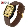 Reloj Oufani Impermeable con Números Romanos, Correa Simple de Nailon, Reloj de Cuarzo, Silencioso, Ligero, Reloj Unisex para Escuela Secundaria y Exámenes de Admisión a la Universidad