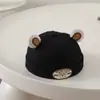 Sombrero Estilo Chino para Bebés, Nuevo Modelo Primavera y Otoño con Orejas de Oso, Gorra tipo Melón para Niños, Sombrero de Moda Infantil para Exportación