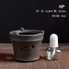Estufa de alcohol de arena púrpura creativa estufa para preparar té tetera viaje al aire libre juego de té kung fu infusor de té lámpara de alcohol calentador de té