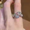 Anel de Metal Estilo Vintage Cool com Turquesa Sintética e Contas Artesanais, Alto Valor Estético, Anel Aberto Ajustável, Anel de Dedo Indicador da Moda Tendência para Mulheres