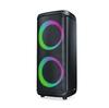 Altavoz Portátil Bluetooth para Audio Doméstico de 40W Doble de 6.5 Pulgadas para Exteriores Ktv Karaoke Canto Baile Cuadrado Rgb para Fiestas