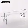Venta Directa de Fábrica Mesa Plegable Comercial Mesa de Comedor Simple Mesa Plegable para Puestos Mesa de Puesto para Hogar al Aire Libre Camping