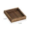 Bandeja de té de estilo japonés personalizada para el hogar, juego de té de madera maciza, bandeja de regalo para frutos secos, caja de almacenamiento dividida, bandeja para refrigerios, bandeja de té de estilo chino