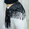 Dança do Ventre Nova Corrente de Cintura com Franjas e Lantejoulas Lenço de Quadril Boêmio Marca Tendência Dança de Rua Acessórios para Lenço de Quadril de Jazz