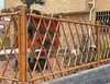Fábrica de Cercas de Bambu Artificial, Cerca de Arborização para Construção Rural Nova, Horta Comunitária, Canteiro de Legumes, Área Cênica, Cerca de Bambu Simulada