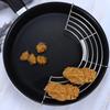 Processamento Personalizado de Aço Inoxidável 304 Fio Espesso Suporte de Panela Semicircular, Grade de Escorrer Óleo de Fritura, Suporte de Panela Isolante de Calor para Cozinha, Grade de Cozimento no Vapor