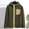 Chamarra de Felpa con Capucha para Hombres y Mujeres, Engrosada para Otoño e Invierno, Estilo Pareja, Ropa Cálida para Exteriores, Disponible para Dropshipping, Soporte Personalizado