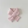 Cachecol Infantil Yipan Estilo Coreano de Inverno Acolchoado de Algodão Espesso Protetor de Pescoço para Meninos e Meninas, À Prova de Vento, Chuva e Frio Cruzado