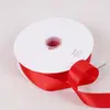 Cinta roja brillante cinta de seda cinta de satén banderín rojo para coche regalo presente horneado flor embalaje boda