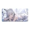 Mousepad de anime exclusivo transfronteiriço, tapete espesso para mesa de computador, tapete antiderrapante para teclado para escritórios de meninas, personalizável com seu próprio design