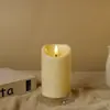 Vela Eletrônica LED com Chama Simulada Piscante para Casamento, Café, Decoração de Clubes, Artesanato, Vela de Plástico