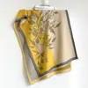 Bufanda Floral Jacquard Retro Frances Versátil Bloque de Color Chal de Cachemira Sintética Ropa de Abrigo para Mujer Bufanda Gruesa Cálida para el Cuello
