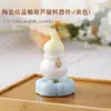 Esmalte Cerámico Cristalino Gira y Gana Calabaza Pequeña Mismo Estilo que Celebridad de Internet Adorno para Mascota de Té Adorno de Escritorio Colorido Regalo Creativo