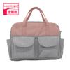 Moda Transfronteiriça Duas Cores Bolsa Just-in-time Bolsa Mãe e Bebê Ombro Único Capacidade Super Grande Bolsa de Múmia Multifuncional Personalizada de Fábrica