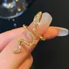 Conjunto de Anillos de Zirconia Luna Azul Amor Transfronterizo Anillo Pulsera Personalizado para Mujer Lujo Ligero Diseño de Nicho Venta al por Mayor