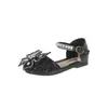 Zapatos de Baile de Verano Huecos Estilo Nuevo con Pedrería YNXU para Niñas Sandalias de Princesa con Lazo para Niños 2026