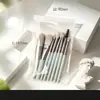 Set de 8 Piezas de Brochas de Maquillaje Suaves y Esponjosas para cosméticos Base Rubor Polvo Sombra de Ojos Kabuki Difuminado Brocha de Maquillaje herramienta de belleza