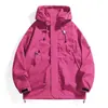 Liquidación de chaquetas recias a prueba de viento para hombre, ropa de trabajo, chaquetas holgadas para exteriores, ropa casual de moda para exteriores y montañismo
