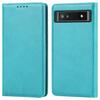 Aplicable a funda para teléfono móvil Google pixel 6A funda de cuero con tarjetero y soporte magnético fuerte con patrón de becerro Google pixel 7A