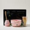 Conjunto de chá matcha japonês transfronteiriço, conjunto com 7 peças, caixa colorida, fabricantes de explosões de cerâmica da Amazon de alta qualidade