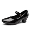 Sapatos de Dança para Mulheres com Salto Baixo, Adequados para Dança de Salão Quadrada, Dança de Salão, Dança Moderna e Uso Diário, Apresentando Solas Macias de Borracha