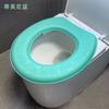 Almofada para Assento de Vaso Sanitário Anel de Espuma Capa de Assento de Vaso Sanitário de Silicone Capa de Assento de Vaso Sanitário para Estações de Outono e Inverno Capa de Almofada de Assento Universal Adesivo de Anel para Assento de Vaso Sanitário Venda por Atacado