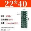Módulo de Mola de Compressão Mola de Compressão Módulo Doméstico 65Mn Mola Tf Fio Plano de Alta Resistência Compressão Padrão Japonês Mola Retangular