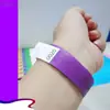 Pulseras Desechables de Papel Sintético para Identificación de Boletos, Impermeables y Resistentes al Desgarro, Adecuadas para Parques Infantiles y Zonas de Juego