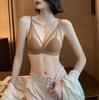 Sostén Francés para Mujer en Verano, Delgado, Busto Grande, Sin Aro de Acero, Ultradelgado, Sexy, Transpirable, Busto Pequeño, Pecho Plano, Sostén de Copa Triangular