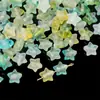 9,5*10mm Acrílico Degradê Dourado Salpicado Estrela de Cinco Pontas Contas Soltas DIY Bandeja de Flores Artesanal Brincos Colar Material de Contas Soltas