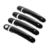 Adequado para Seat Ibiza 6L 03-09 maçaneta da porta com decoração de padrão de fibra de carbono