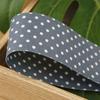 Cinta de puntos blancos, accesorios para el cabello, material de bricolaje, adorno para ropa, sombrero, ramo, embalaje, cinta de algodón y poliéster impresa