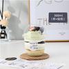 Taza Trendy de Boba Taza con Capas de Virutas de Madera Frutal Sundae de Helado Taza de Grasa de Helado Taza para Pastel de Mousse Taza en Forma de U