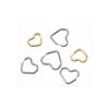 Pendientes de moda estilo europeo y americano, pendientes de acero inoxidable, pendientes de acero de titanio, pendientes de estrella de cinco puntas en forma de corazón de oro de 18 quilates, joyería